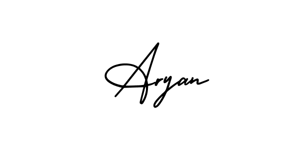 It looks lik you need a new signature style for name  Aryan. Design unique handwritten (AmerikaSignatureDemo-Regular) signature with our free signature maker in just a few clicks.  Aryan signature style 3 images and pictures png